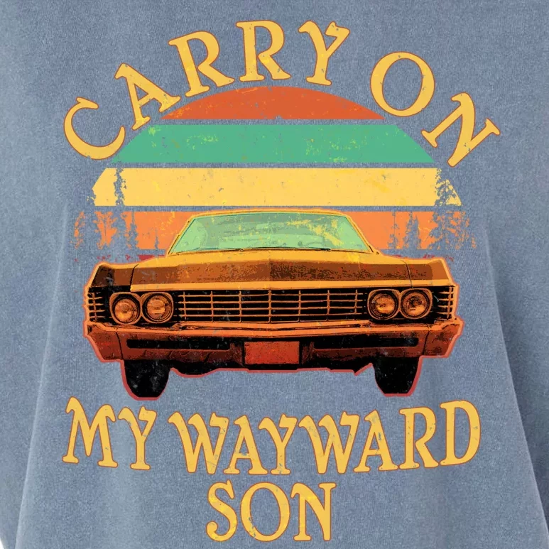 Carry On My Wayward Son Garment-Dyed Women's Muscle Tee