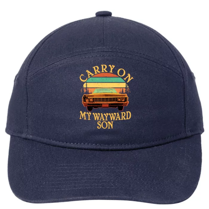 Carry On My Wayward Son 7-Panel Snapback Hat