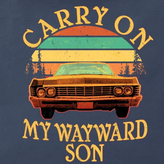 Carry On My Wayward Son Zip Tote Bag