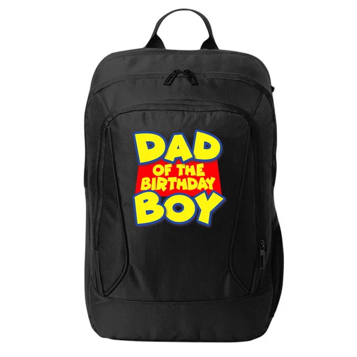 Cartoony Dad of the Birthday Boy City Backpack