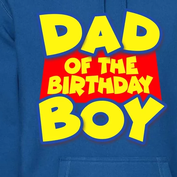 Cartoony Dad of the Birthday Boy Premium Hoodie