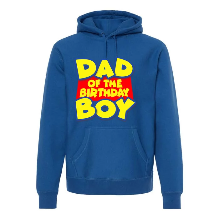 Cartoony Dad of the Birthday Boy Premium Hoodie