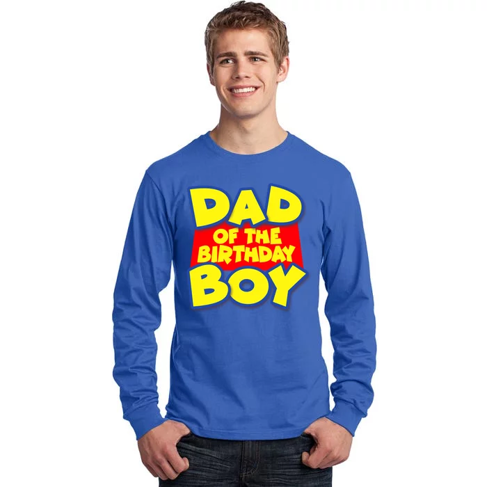 Cartoony Dad of the Birthday Boy Tall Long Sleeve T-Shirt