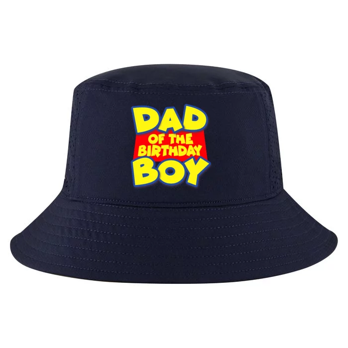 Cartoony Dad of the Birthday Boy Cool Comfort Performance Bucket Hat