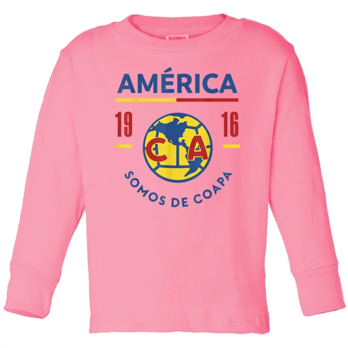 Club America Somos De Coapa Toddler Long Sleeve Shirt