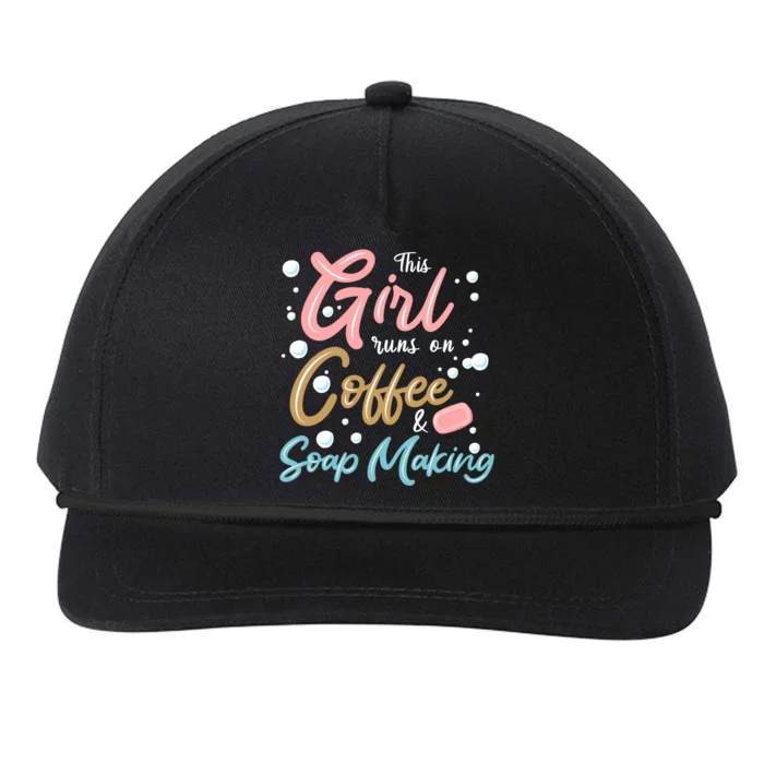 Coffee And Soap Making Soap Maker Gift Snapback Five-Panel Rope Hat