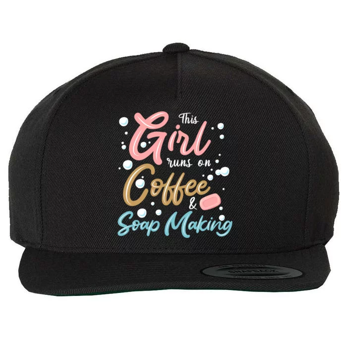 Coffee And Soap Making Soap Maker Gift Wool Snapback Cap