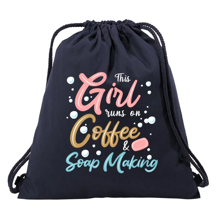 Coffee And Soap Making Soap Maker Gift Drawstring Bag