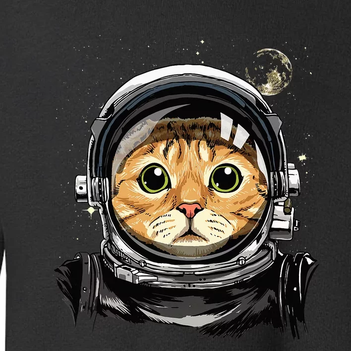 Cat Astronaut Space Exploration Astronomy Lover Toddler Sweatshirt