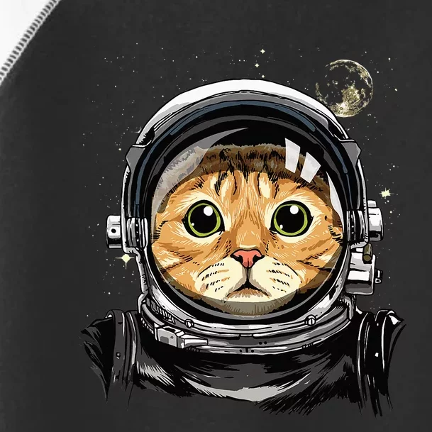 Cat Astronaut Space Exploration Astronomy Lover Toddler Fine Jersey T-Shirt