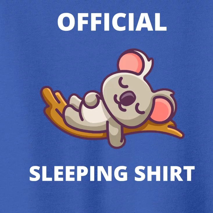 Cute Animal Sleeping Shirt Koala Bear Toddler T-Shirt