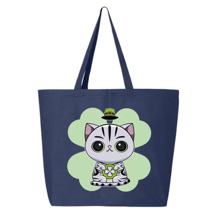 Cute American Shorthair Cat St Patricks Day Gift 25L Jumbo Tote