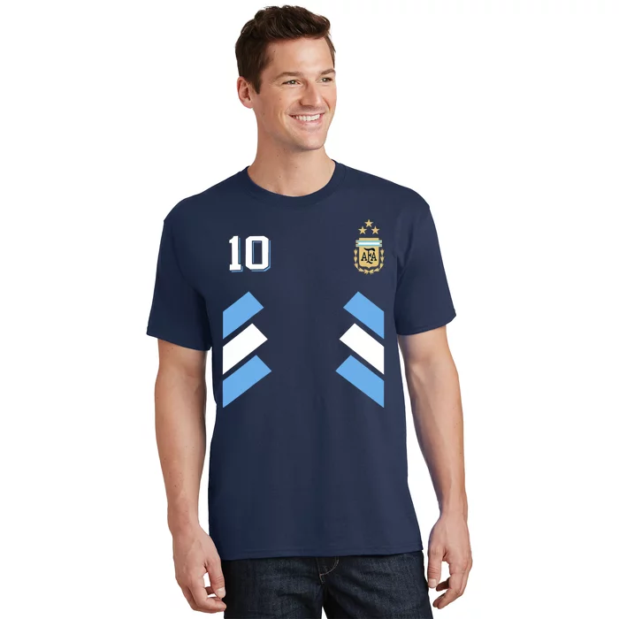 Cool Argentina Soccer Jersey 10 T-Shirt