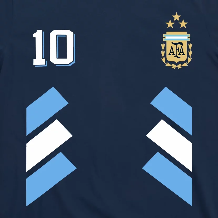 Cool Argentina Soccer Jersey 10 T-Shirt