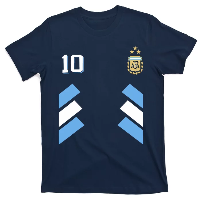 Cool Argentina Soccer Jersey 10 T-Shirt