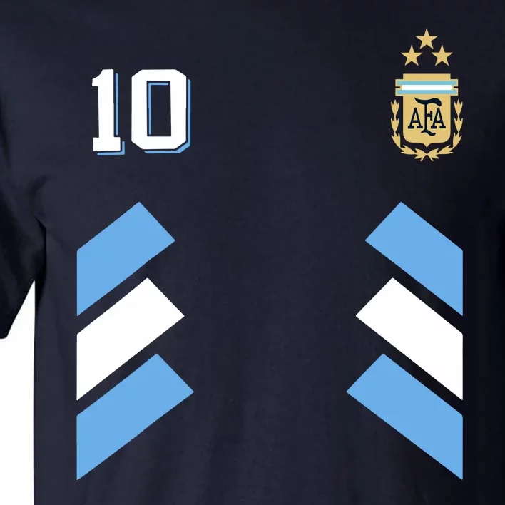 Cool Argentina Soccer Jersey 10 Tall T-Shirt