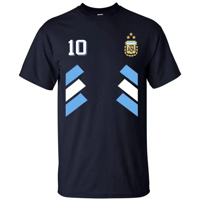 Cool Argentina Soccer Jersey 10 Tall T-Shirt