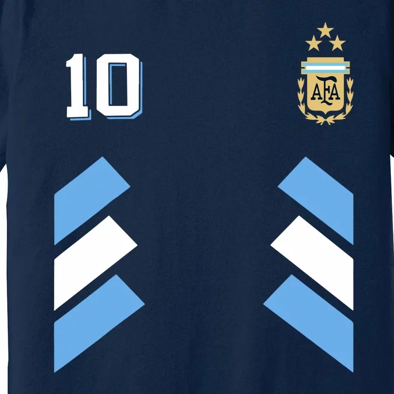 Cool Argentina Soccer Jersey 10 Premium T-Shirt