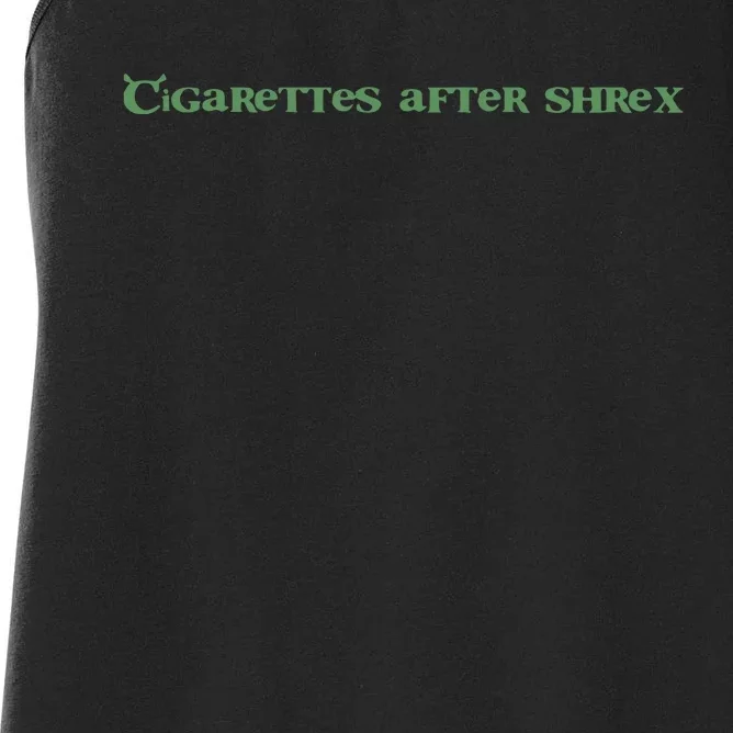 Cigarette After S.H.R.E.K Women's Racerback Tank