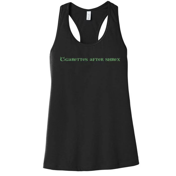 Cigarette After S.H.R.E.K Women's Racerback Tank