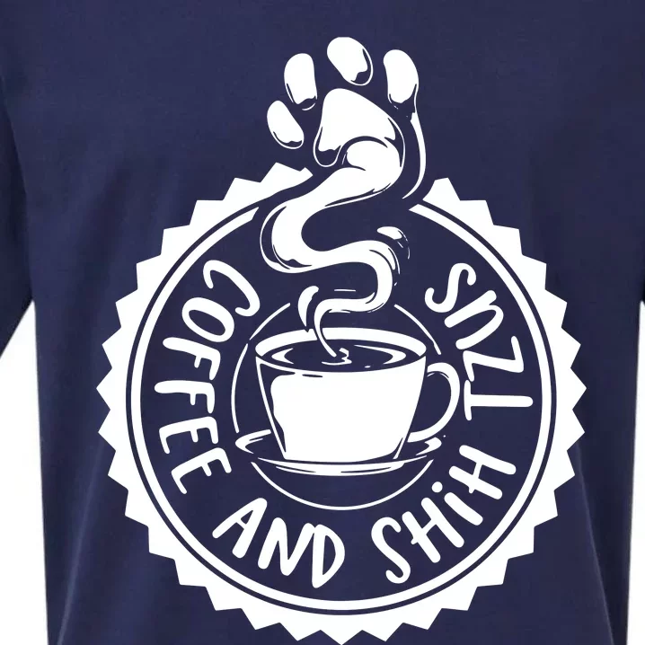 Coffee And Shih Tzus Shih Tzu Sueded Cloud Jersey T-Shirt