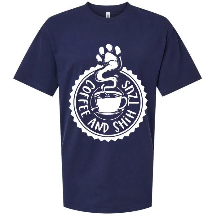 Coffee And Shih Tzus Shih Tzu Sueded Cloud Jersey T-Shirt