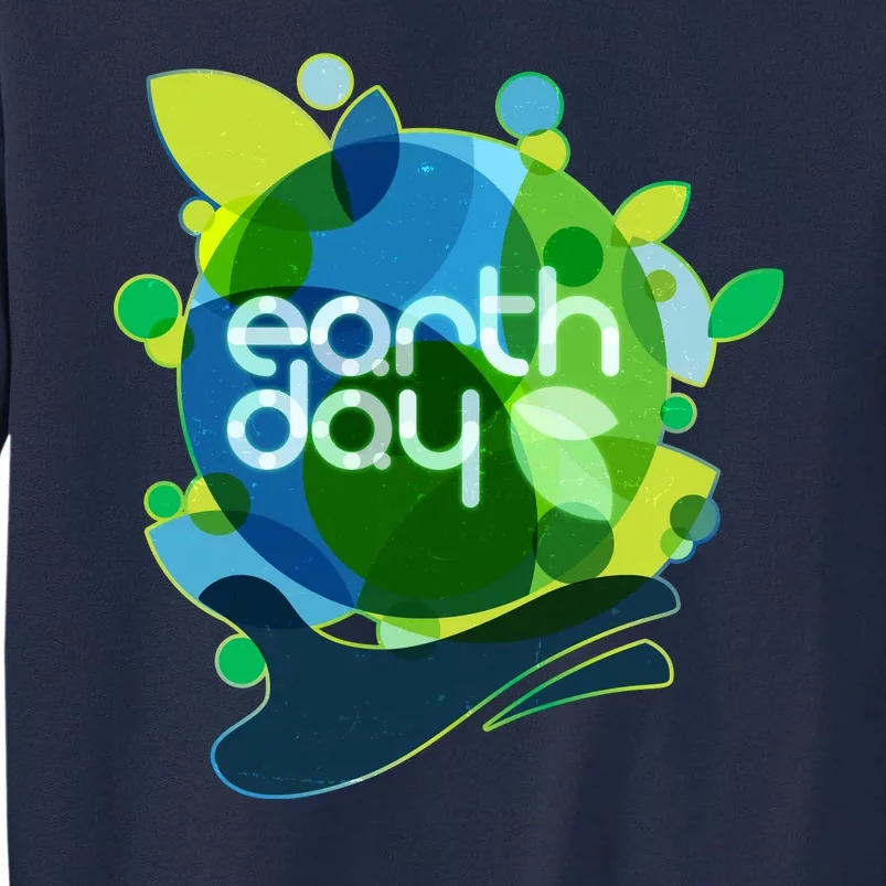 Cool Abstract Shapes Earth Day Tall Sweatshirt