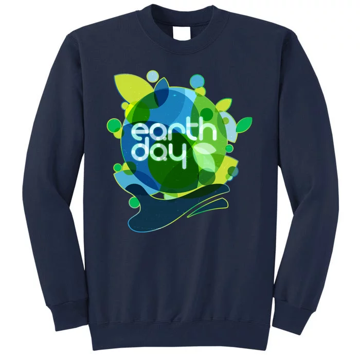 Cool Abstract Shapes Earth Day Tall Sweatshirt