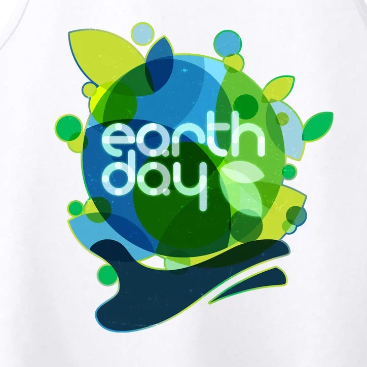 Cool Abstract Shapes Earth Day Performance Tank