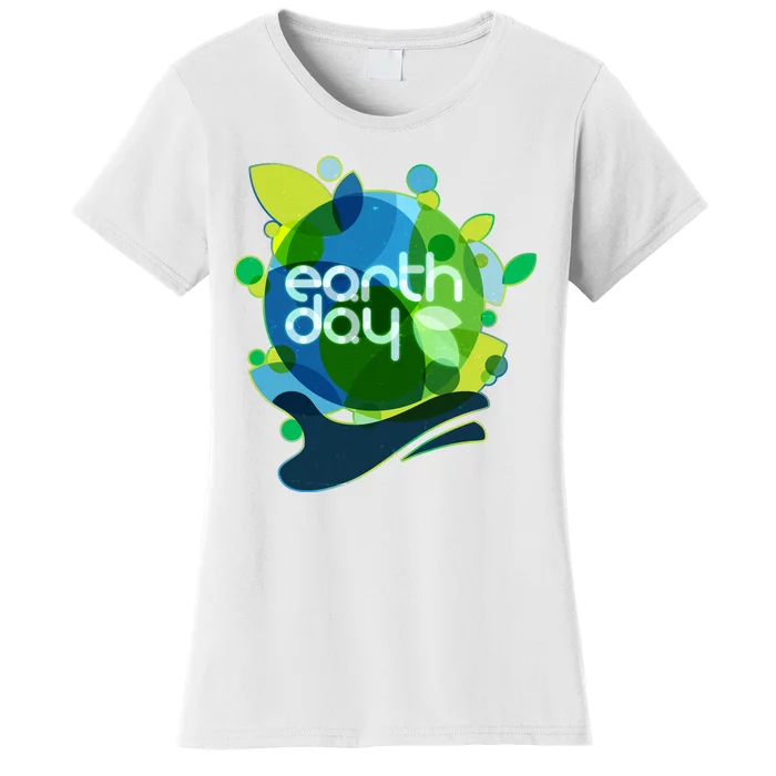 Cool Abstract Shapes Earth Day Women's T-Shirt