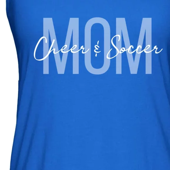 Cheer And Soccer Mom Life Soccer Cheer Mom Gift Ladies Essential Flowy Tank