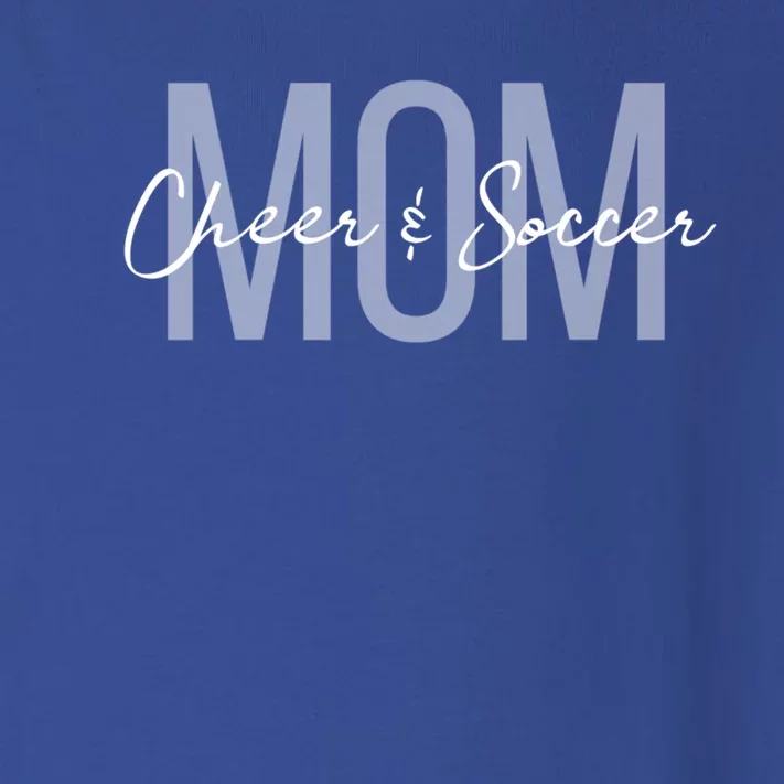 Cheer And Soccer Mom Life Soccer Cheer Mom Gift Toddler Long Sleeve Shirt