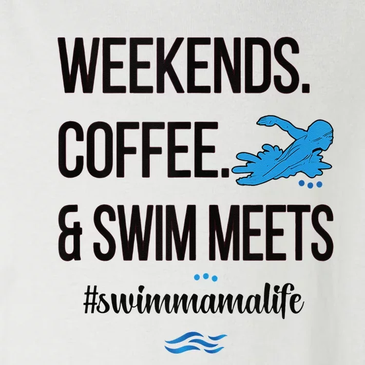 Coffee And Swim Meets Swim Mama Life Swimmer Mom Toddler Long Sleeve Shirt