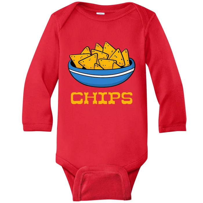 Chips And Salsa Matching Couple Halloween Cinco De Mayo Cute Baby Long Sleeve Bodysuit