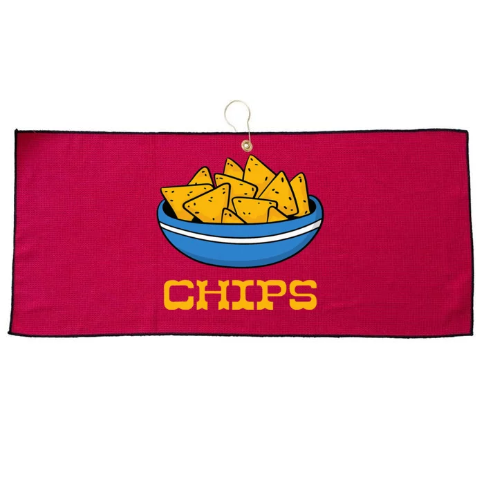 Chips And Salsa Matching Couple Halloween Cinco De Mayo Cute Large Microfiber Waffle Golf Towel