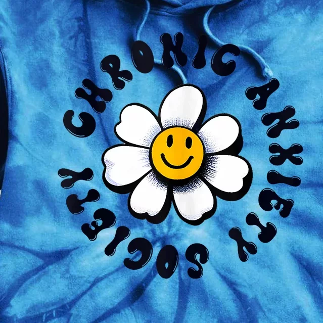 Chronic Anxiety Society Flower Tie Dye Hoodie