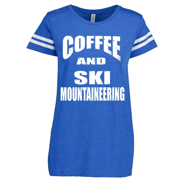 Coffee And Ski Mountaineering / Ski Mountaineers Design Cool Gift Enza Ladies Jersey Football T-Shirt