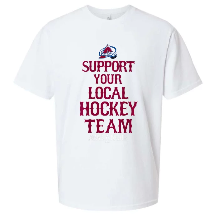 Colorado Avalanche Support Officially L.I.C.E.N.S.E.D. Sueded Cloud Jersey T-Shirt