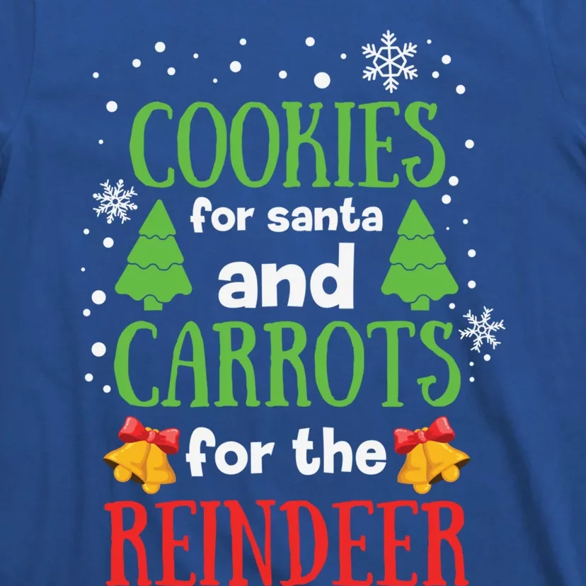 Cookies Are Santa And Carrots For The Reindeer Gift T-Shirt