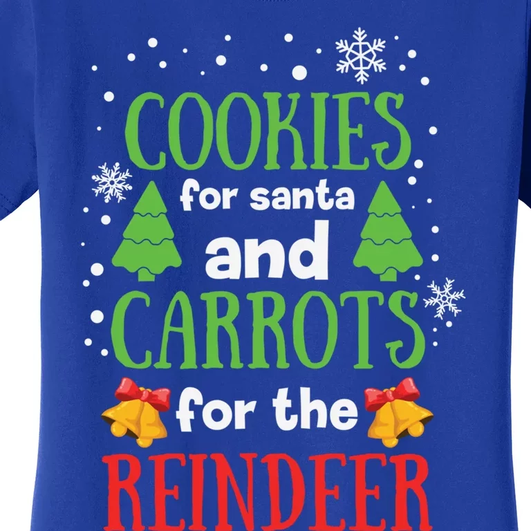 Cookies Are Santa And Carrots For The Reindeer Gift Women's T-Shirt