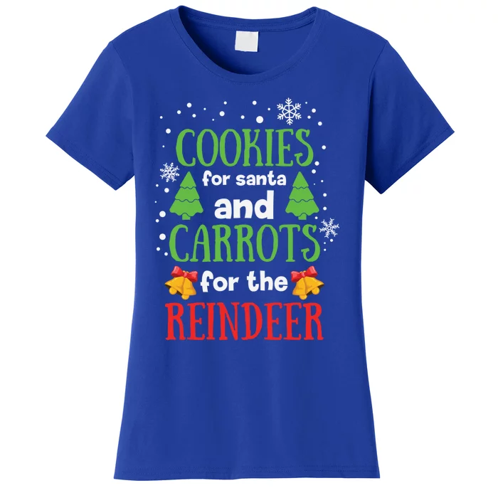 Cookies Are Santa And Carrots For The Reindeer Gift Women's T-Shirt