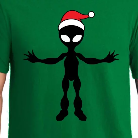 Cute Alien Santa Claus Pajama Set