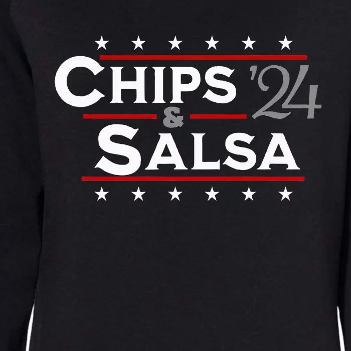 Chips And Salsa Vote Political Election Womens California Wash Sweatshirt