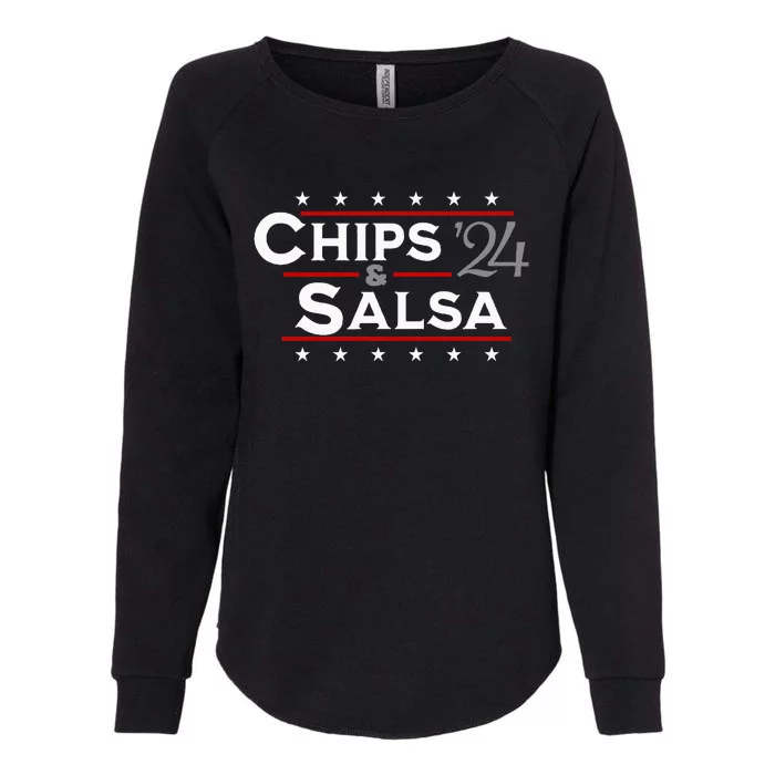 Chips And Salsa Vote Political Election Womens California Wash Sweatshirt