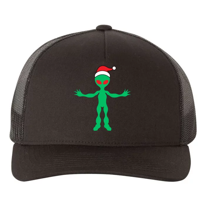 Cute Alien Santa Claus Yupoong Adult 5-Panel Trucker Hat