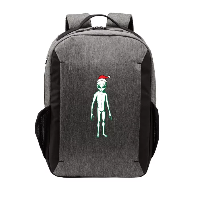 Cute Alien Santa Claus Vector Backpack