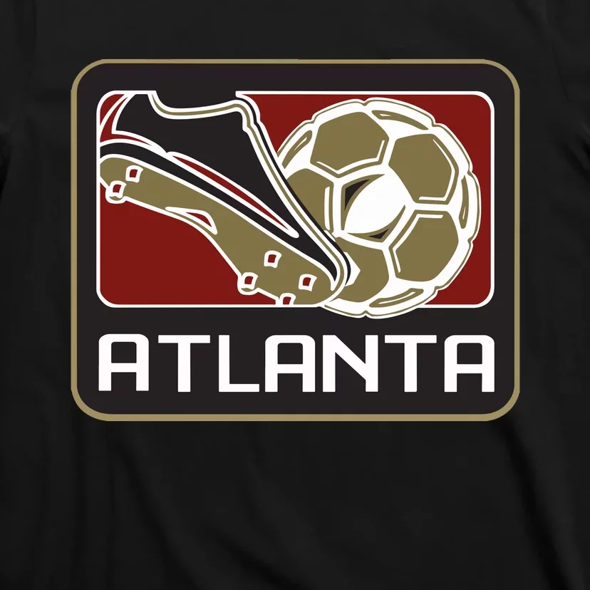 Cool Atlanta Soccer Ball Cleats T-Shirt