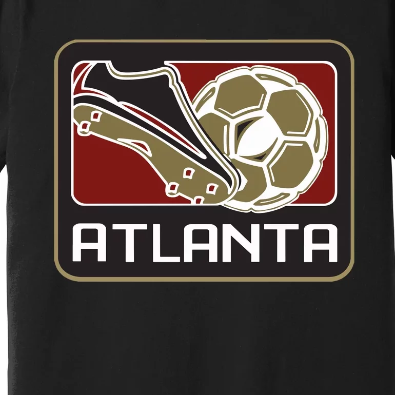 Cool Atlanta Soccer Ball Cleats Premium T-Shirt