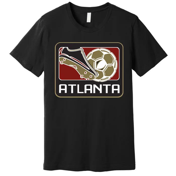 Cool Atlanta Soccer Ball Cleats Premium T-Shirt