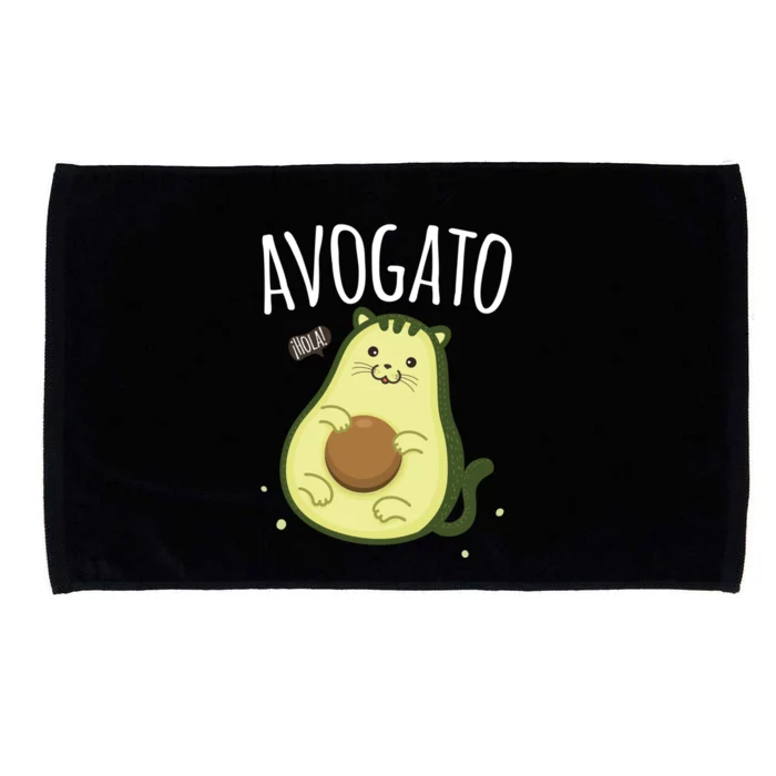 Cute Avogato Says ¡Hola! Cool Gift Microfiber Hand Towel